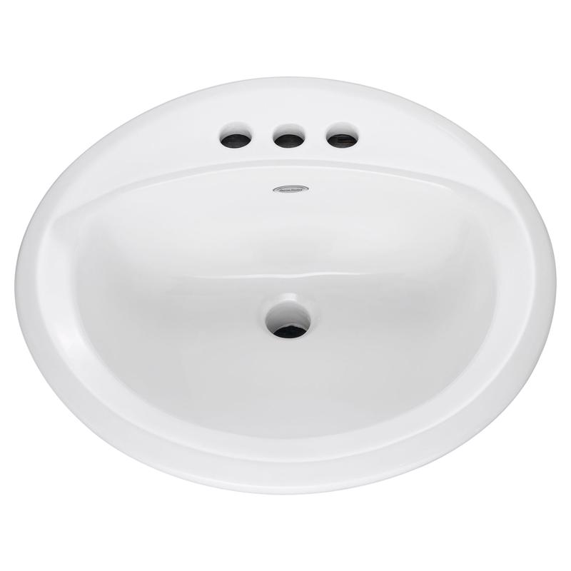American Standard 491019.02 Rondalyn Vitreous China Bathroom Sink 19 in. W X 19 in. D White