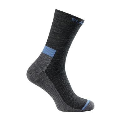 Blaklader Wool Sock Thin - Black Melange - Size: 5-6.5