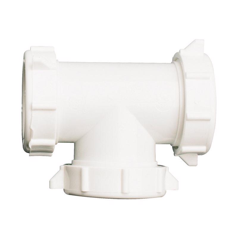 Plumb Pak PP55-6W 1-1/2 in. D Plastic 3-Way Coupling Tee