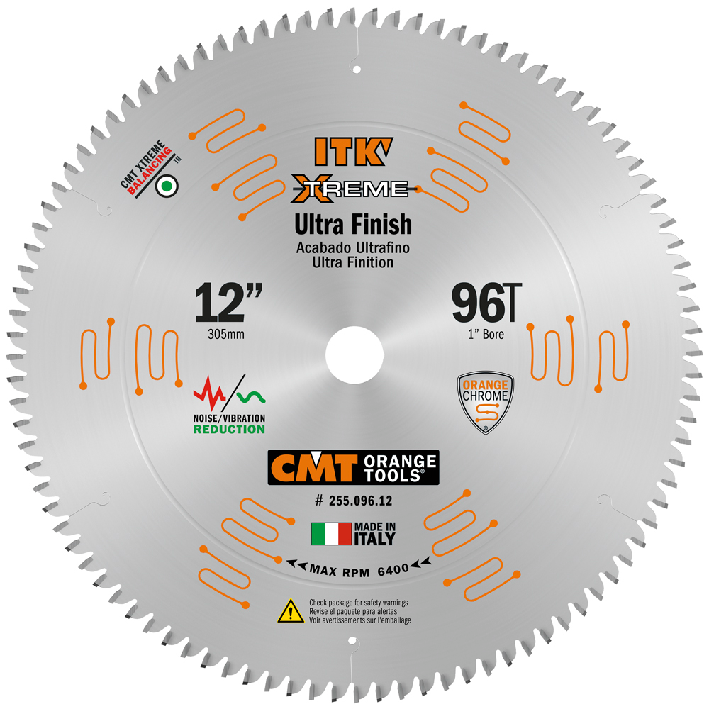 CMT ULTRA FINISH ITK BLADE 12''X 96 HI-A