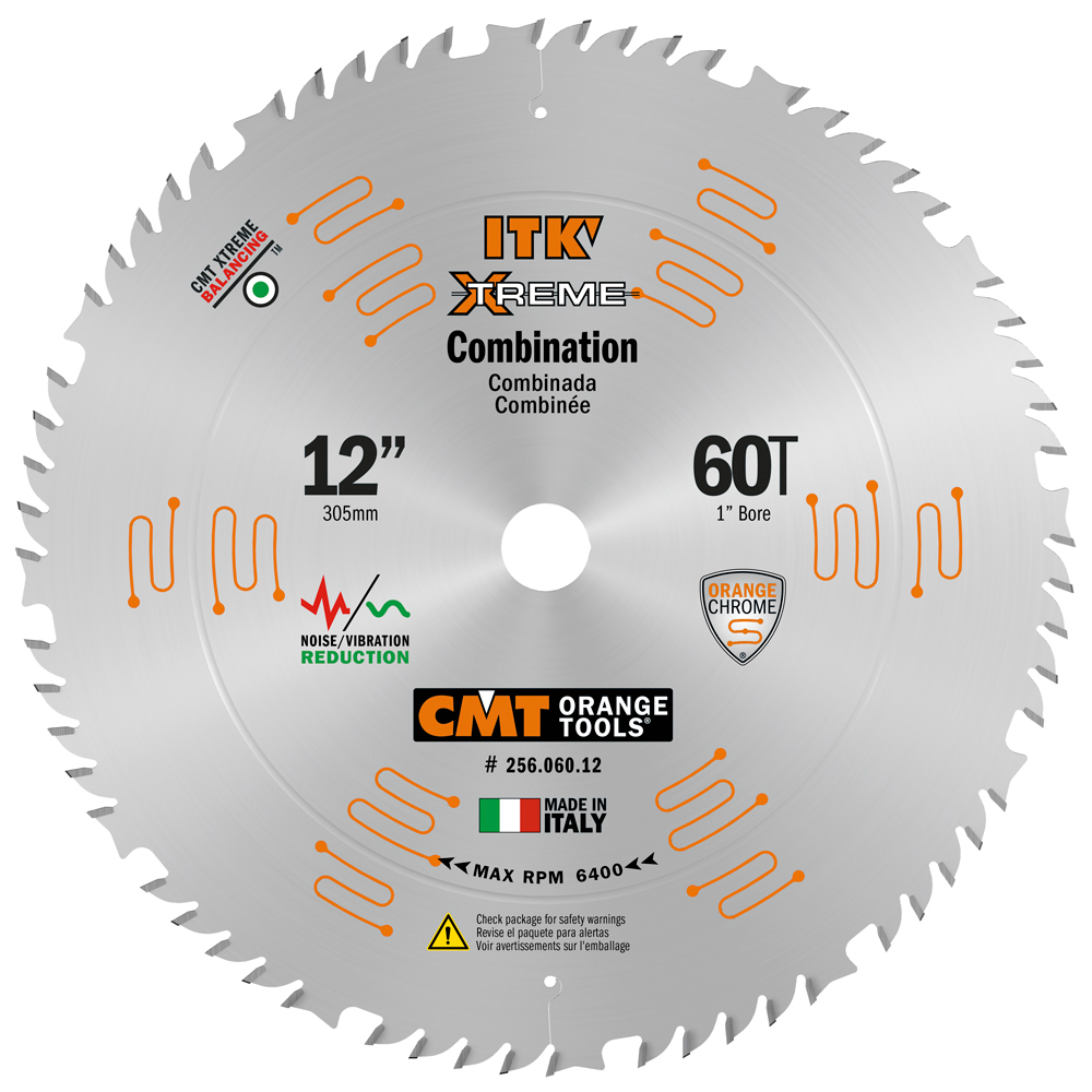 CMT COMBINATION BLADE 12"X 60 ATB