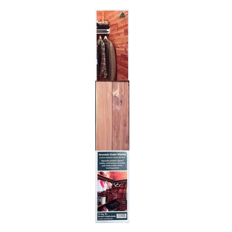 American Pacific G-01-3000 CedarSafe 1/4 in. H X 3-3/4 in. W X 48 in. L Wood Closet Liner Plank