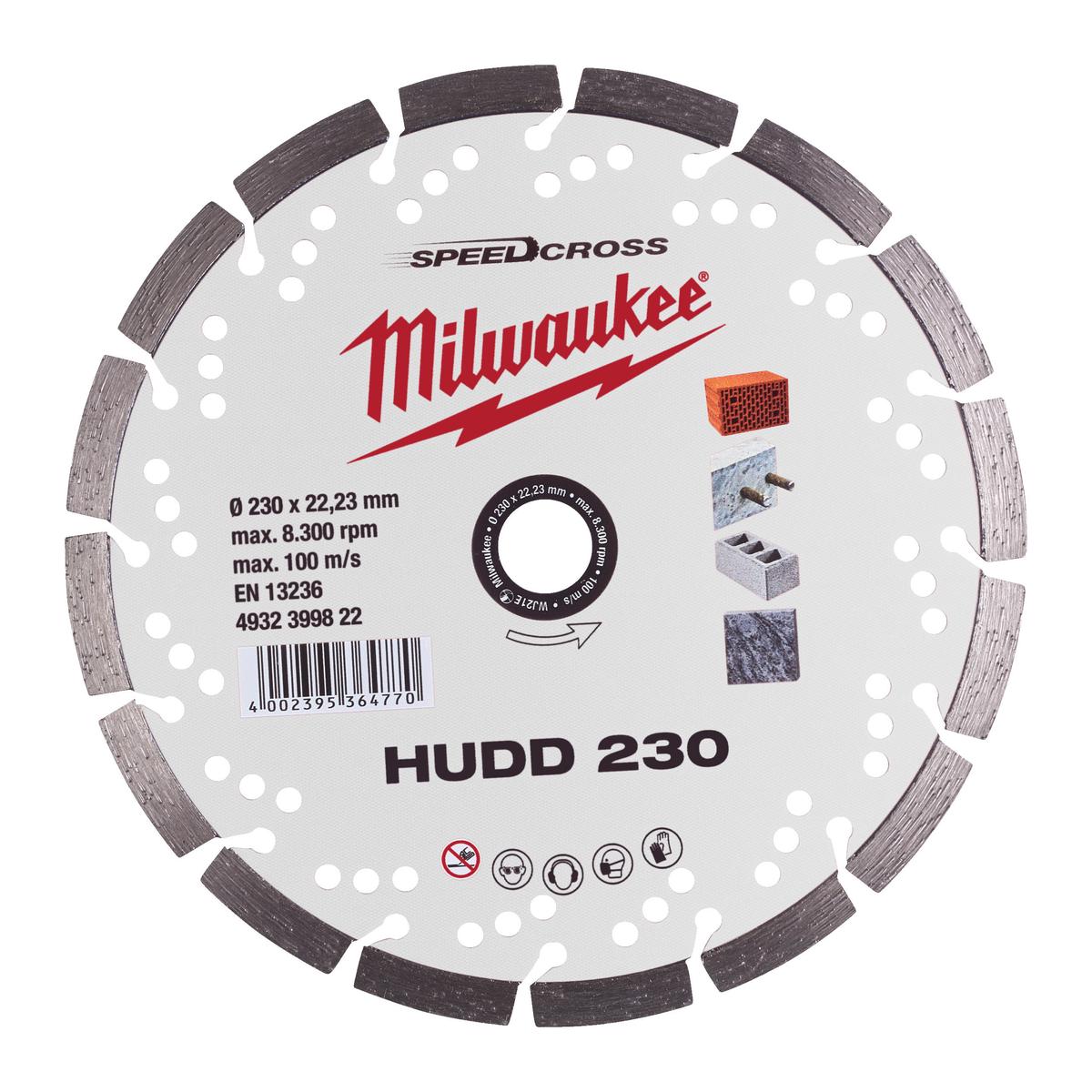Milwaukee diamond cutting disc SPEEDCROSS HUDD 4932399822