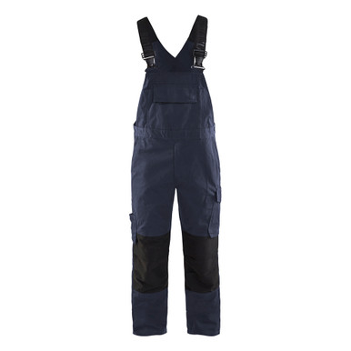 Blaklader Bib Overall With Stretch - Dark Navy/Black - Size: D112