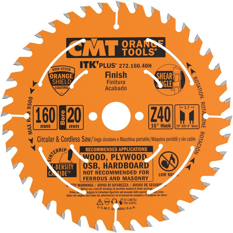 CMT 272.160.40H FINISH 165x1.8/1.2x20mm(+16) T=40 ATB+SHEAR