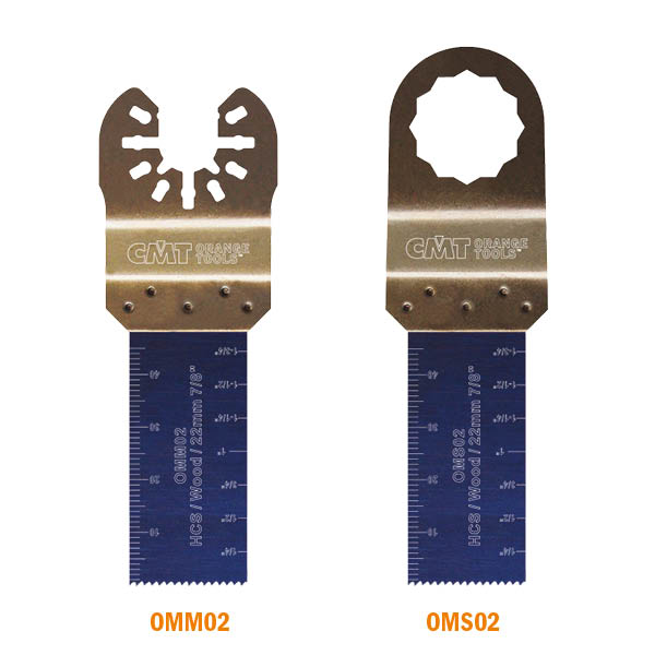 CMT OMM02-X1 7/8” PLUNGE AND FLUSH-CUT BLADE FOR WOOD - HCS (1-PC.)