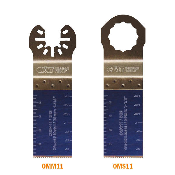 CMT OMM11-X1 1-1/8” PLUNGE AND FLUSH-CUT BLADE FOR WOOD&METAL - BIM (1-PC.)
