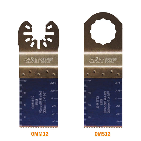 CMT OMM12-X1 1-5/16” PLUNGE AND FLUSH-CUT FOR WOOD&METAL - BIM (1-PC.)