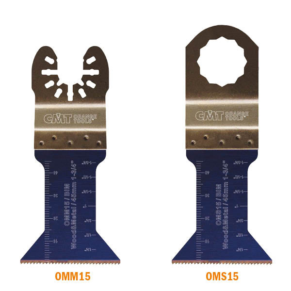 CMT OMM15-X1 1-3/4” PLUNGE AND FLUSH-CUT BLADE FOR WOOD&METAL - BIM (1-PC.)