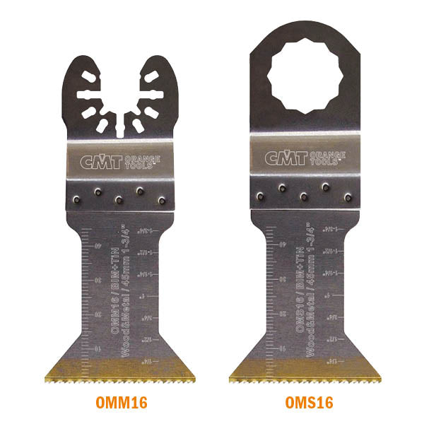 CMT OMM16-X1 1-3/4” PLUNGE & FLUSH-CUT FOR WOOD&METAL - BIM+TiN (1-PC.)