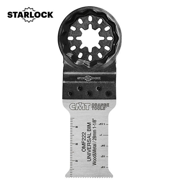 CMT OMF222-X5 1-1/8” PLUNGE CUT BLADE FOR WOOD&METAL - BIM - SL (5-PCS.)