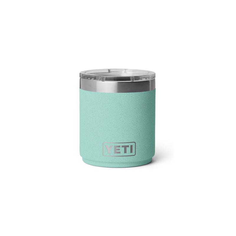 Yeti 21071507893 Rambler 10 oz Sea Stone BPA Free Ceramic Lined Lowball Tumbler with MagSlider Lid
