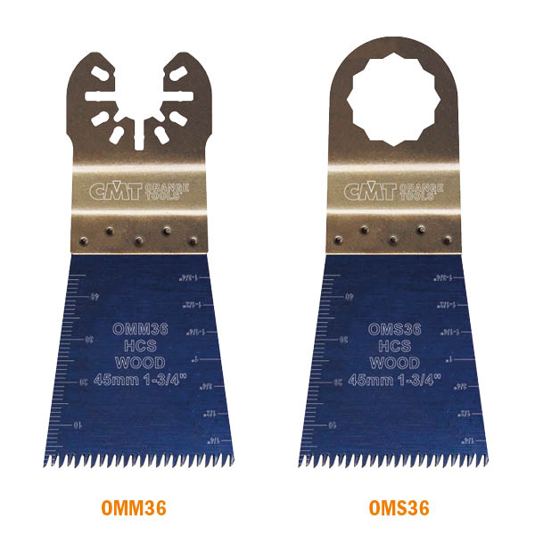 CMT OMM36-X5 1-3/4” PRECISION CUT BLADE -JAPANESE TOOTHING - HCS (5-PCS.)