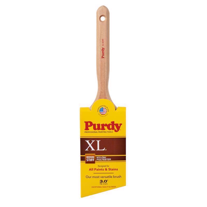 Purdy 144152330 XL Glide 3 in. Medium Stiff Angle Trim Paint Brush