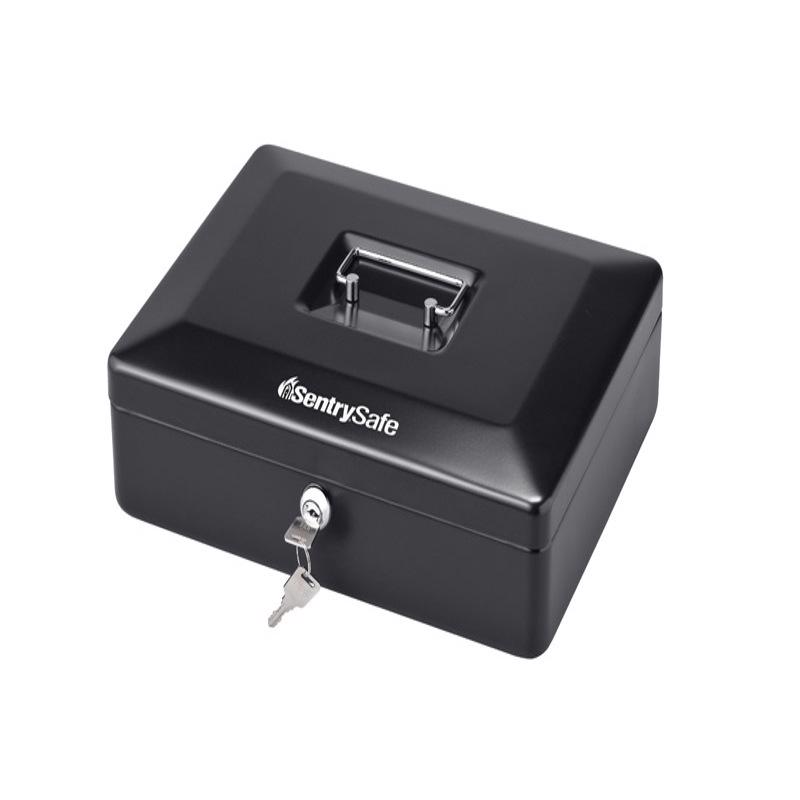 Master Lock CB12ENGHRO Sentry Safe Steel Keyed Cash Box