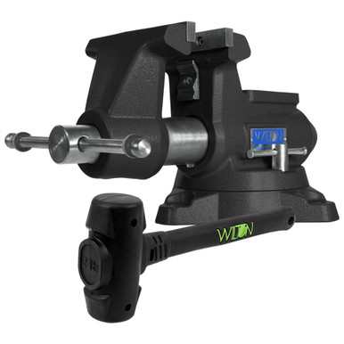 Wilton WL9-28811DB Special Edition Black 855M Mechanics Pro Vise incl. a free 2 lb B.A.S.H. Dead Blow Hammer
