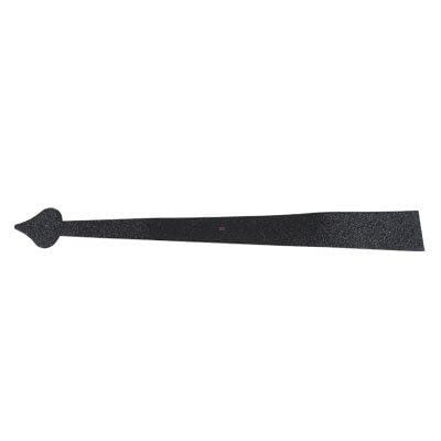 Magnetic Strap Hinges For Garage Doors - Set Of 4 - 18" Inch Flexible Hinges - Black Hammered Finish