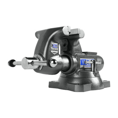 Wilton WL9-28841 1755XC, Tradesman XC 5-1/2 Inch Xtreme Condition Round Channel Vise With Swivel Base