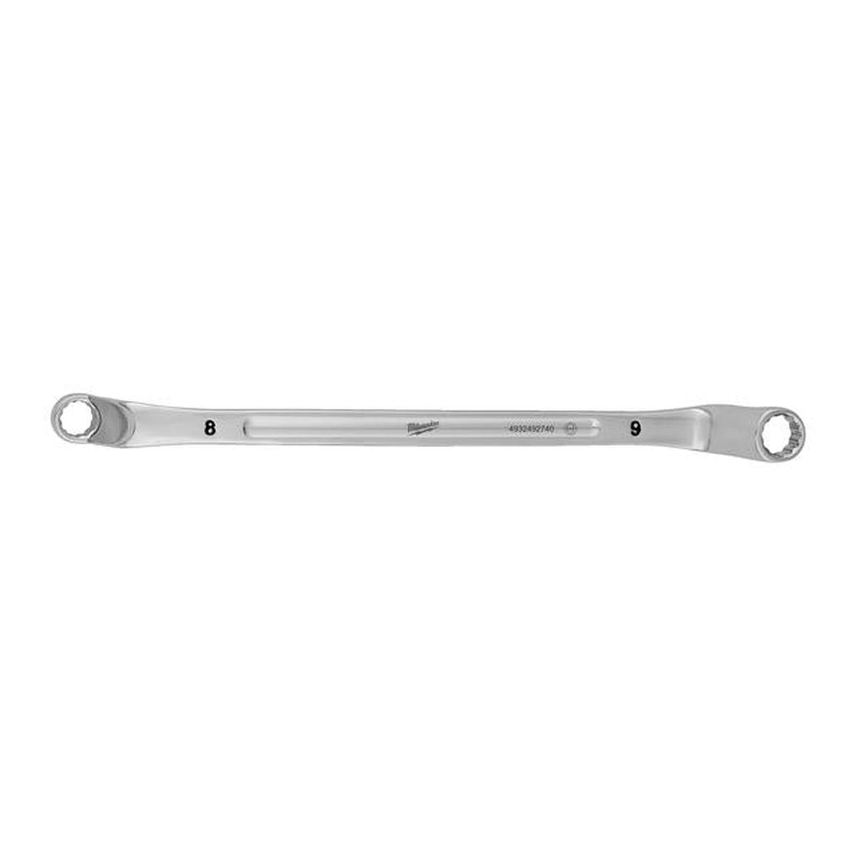 Milwaukee double ring wrench, offset 8×9 mm 4932492740