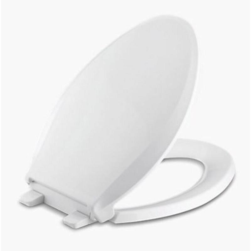 Kohler 4636-RL-0 Cachet Slow Close Elongated White Plastic Toilet Seat