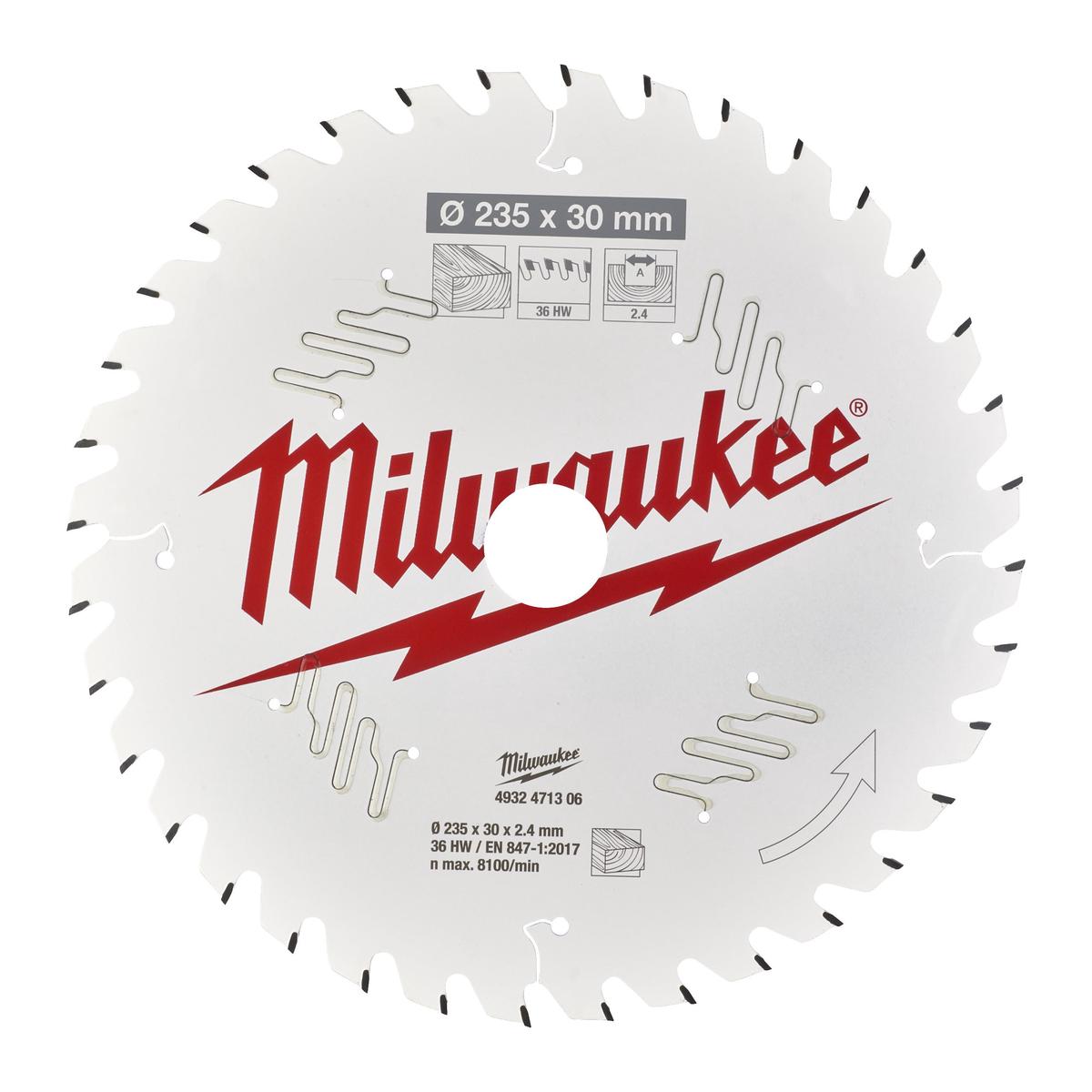 Milwaukee circular saw blade 4932471306