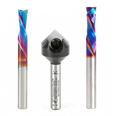 ToolsToday TT-103 3-Pc CNC Solid Insert Carbide Starter Pack
