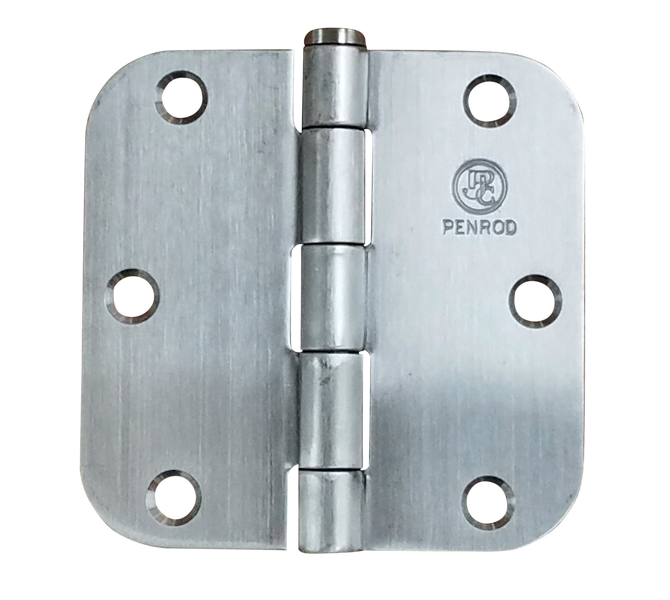 Stainless Steel Penrod Residential Hinges - 3 1/2" With 5/8" Radius Corner - Plain Bearing - 2 Pack