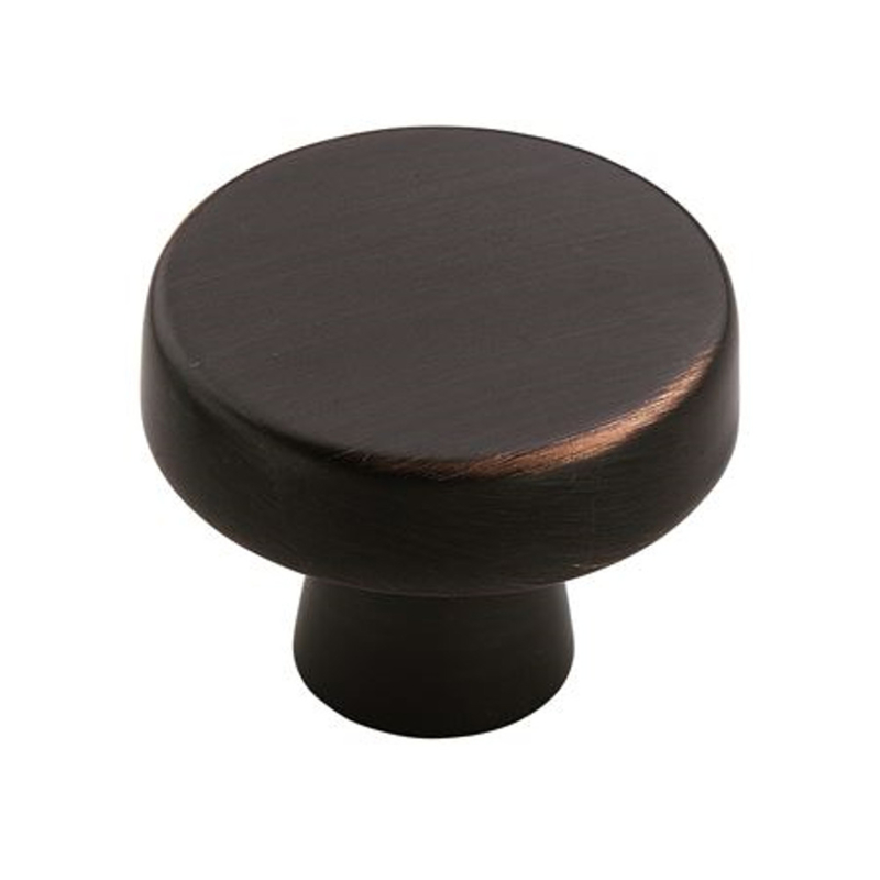 Amerock BP55270ORB Blackrock Collection Round Cabinet Knob 1-5/16 in. D 1-1/8 in. Oil Rubbed Bronze 1 pk