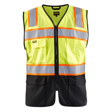 Blaklader 3130 Hi-Vis Vest - Yellow Hi-viz/Black - Size: M