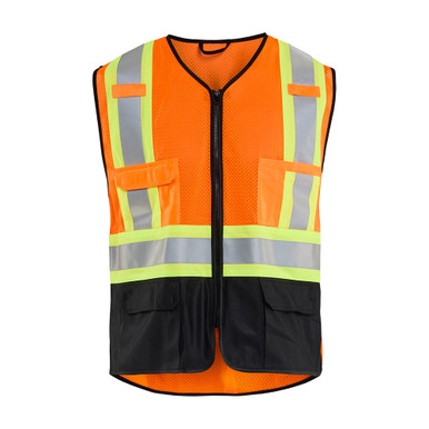 Blaklader Hi-vis Vest - Orange Hi-viz/Black - Size: XXL