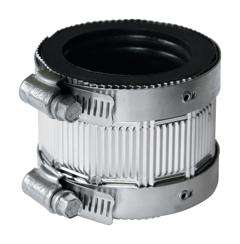 Fernco 14212 Schedule 40 2 in. 1-1/2 in. D PVC No Hub Coupling 1 pk