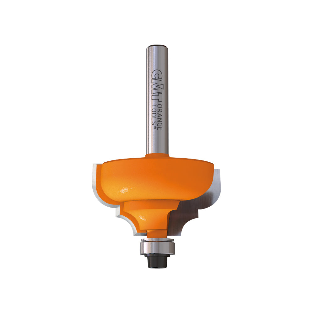 CMT 845.287.11 CLASSICAL OGEE BIT WITH BEARING D=1-1/8”x1/2” R=5/32” S=1/4”