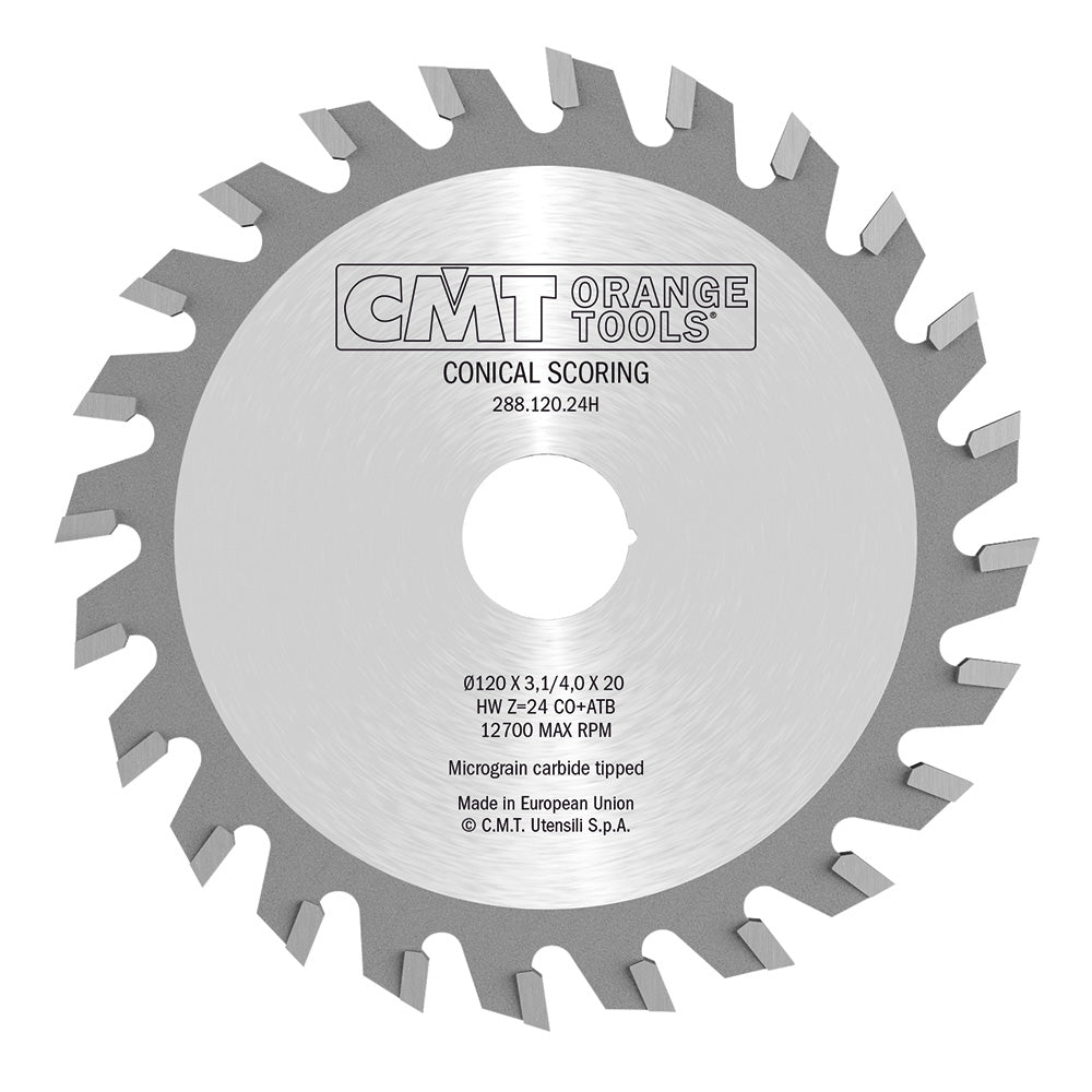 CMT 288.180.36Q INDUSTRIAL SCORING CONICAL 180x4.7-6.0x45mm T=36 CO+FLAT