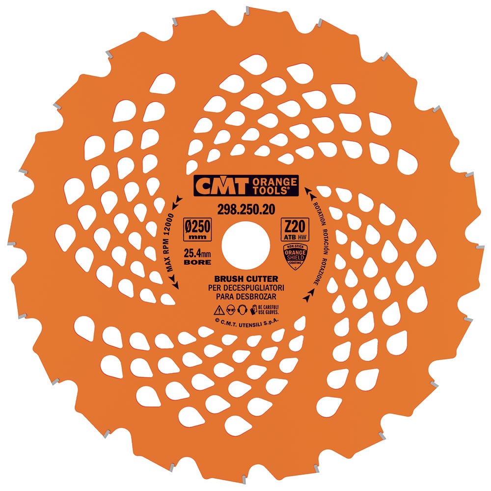 CMT 298.250.20 CLEARING GRASS, BUSHES, SMALL TREES 10”x1” (+20mm) T=20 ATB