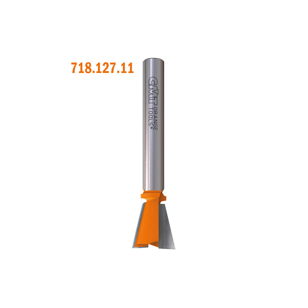 CMT 818.065.11 SOLID CARBIDE DOVETAIL BITS D=1/4” A=8° S=1/4”