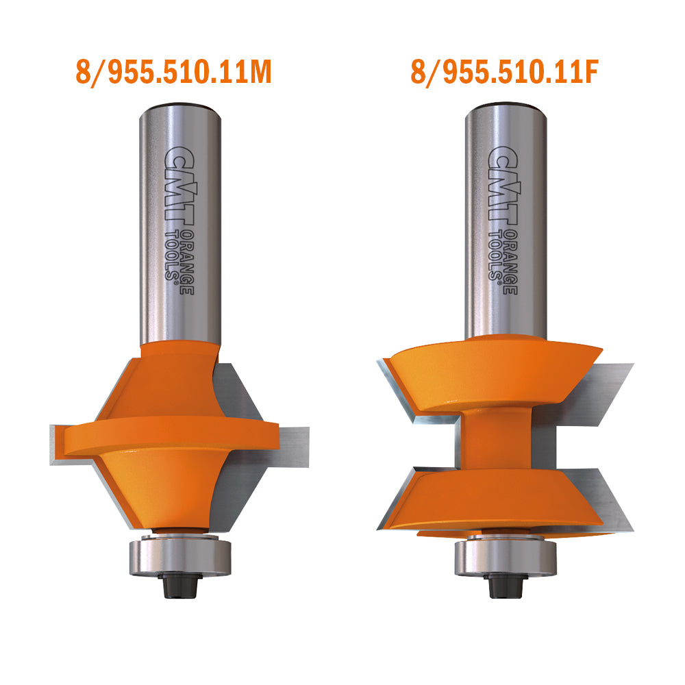 CMT 855.510.11 EDGE BANDING BITS SET D=1-37/64”x1” A=30° S=1/2”