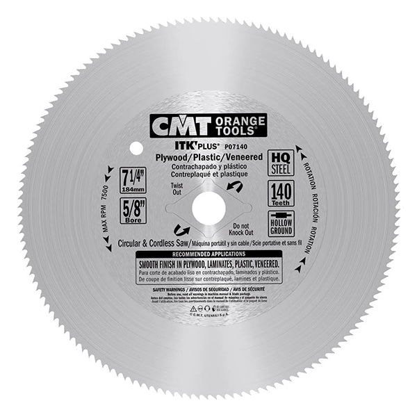 CMT P07140-X10 ITK-PLUS FINISH FOR PLYWOOD 7-1/4”x5/8” (10-PC. BULK MASTERPACK)