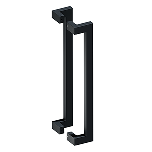 Back-To-Back Modern Offset Pulls - Multiple Sizes and Finishes Available - 2 Pack