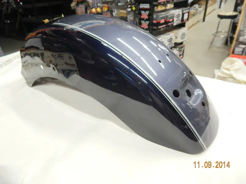 Rear Fender VN1500 Blue 35023-5062-SW 1992-1993 VN 1500 OEM Factory paint crack