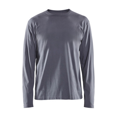 Blaklader Long Sleeve T-shirt - Grey - Size: S