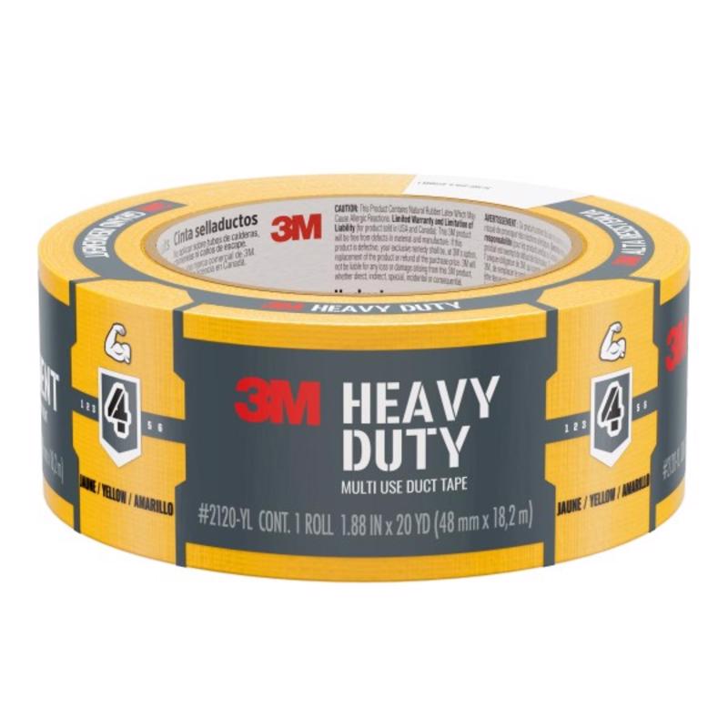 3M 2120-YL Scotch 1.88 in. W X 20 yd L Yellow Solid Duct Tape