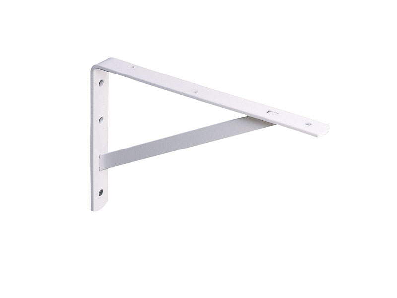 Knape & Vogt 208 WH 400 White Steel Bracket N/A Ga. 16 in. L 600 lb