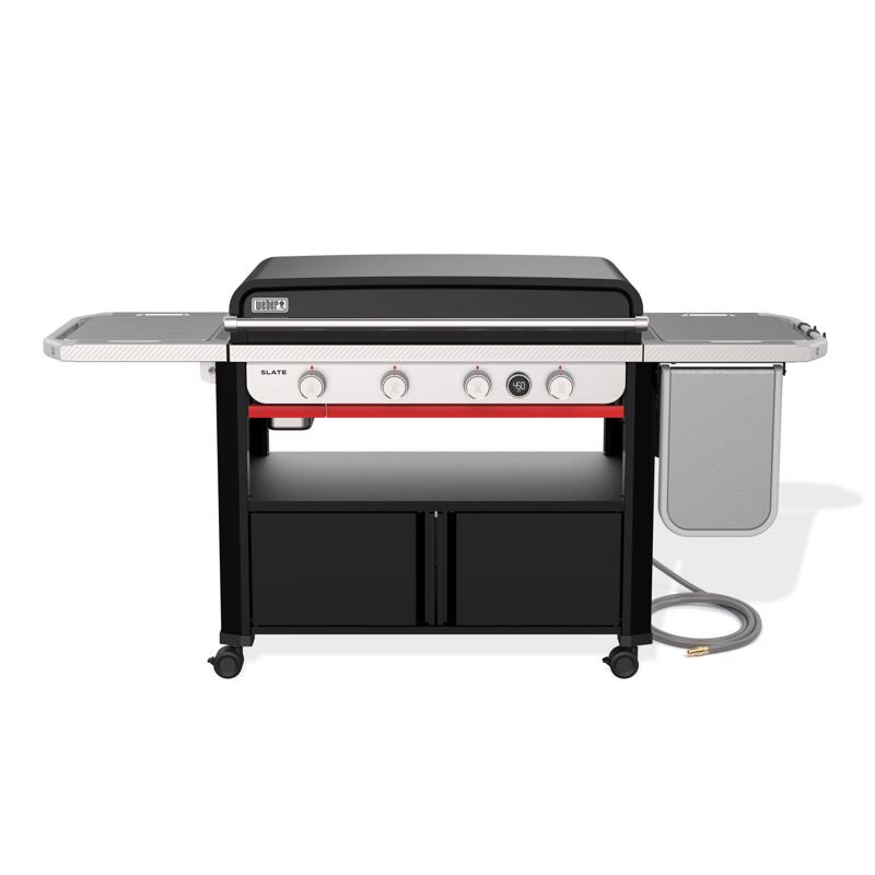 Weber 1501350 Slate 36" Rust-Resistant 4 Burner Natural Gas Outdoor Griddle Black