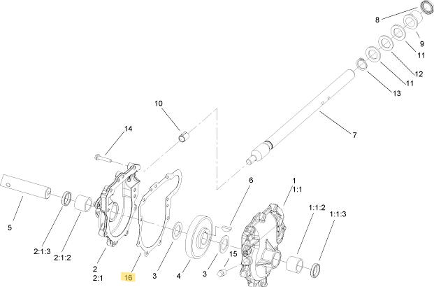 Toro OEM 108-7330 Snowblower Gearbox Gasket