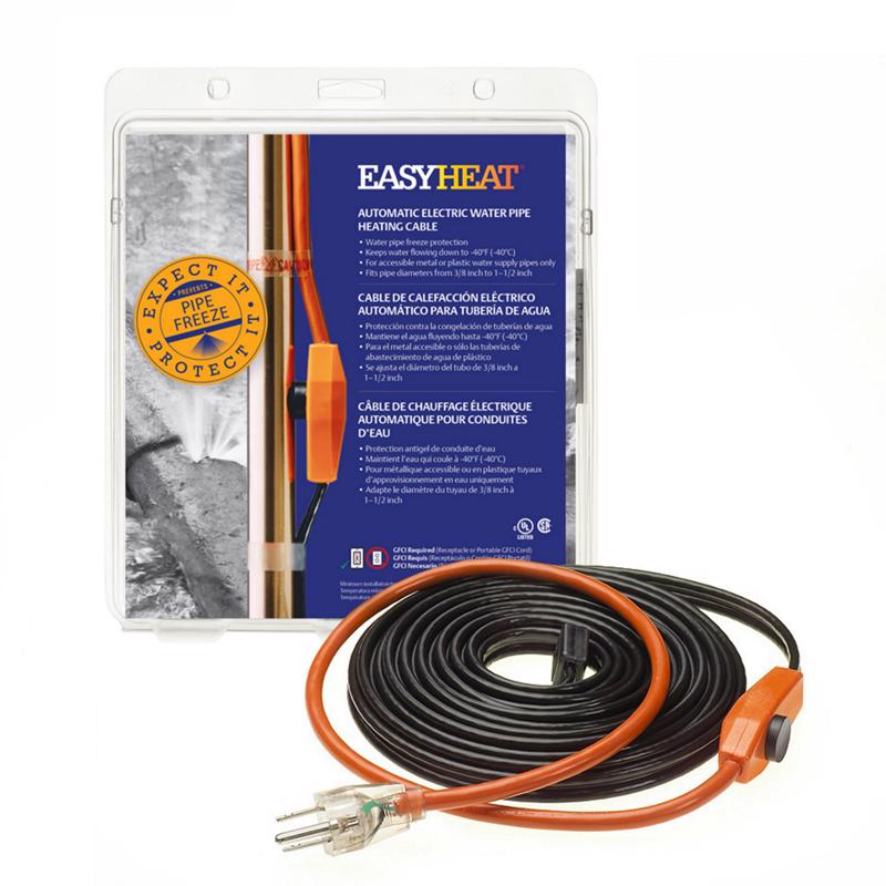 Easy Heat AHB-019A AHB 9 ft. L Heating Cable For Water Pipe