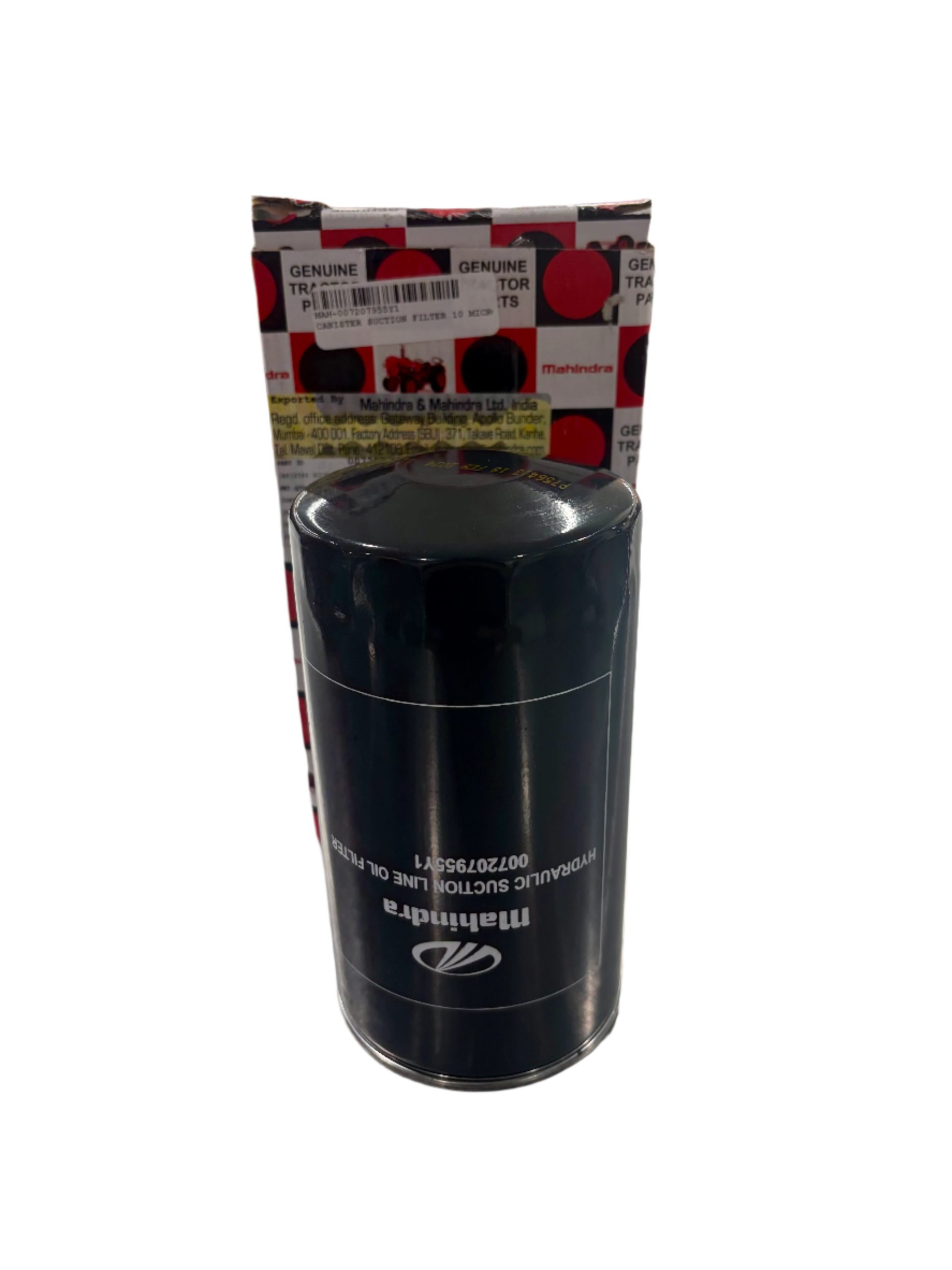 Mahindra OEM 007207955Y1 Hydraulic Filter for 2123 and 2126 Tractors