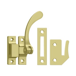Reversible Window Lock Casement Fastener - 4-1/2" Inch - Multiple Finishes Available - Sold Individually