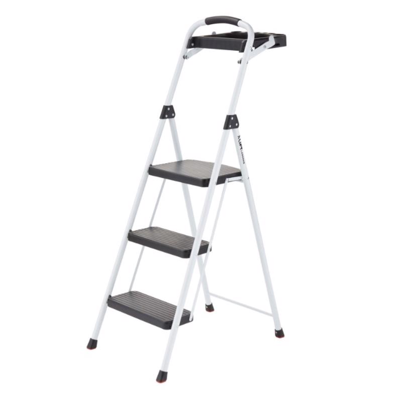 Lift Ladders LLS-3T 4.28 ft. H Steel Step Ladder Type II 225 lb. cap.