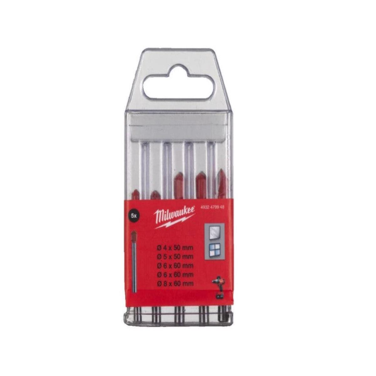 Milwaukee Glass/Tile Drill Set 4932479948