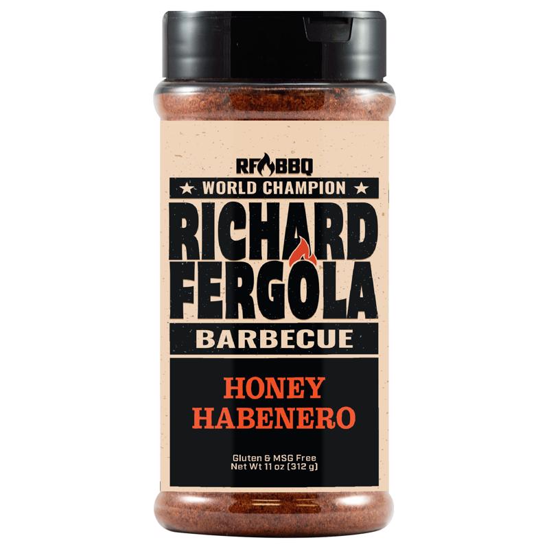 Richard Fergola OW74213 Honey Habenero BBQ Rub 11 oz